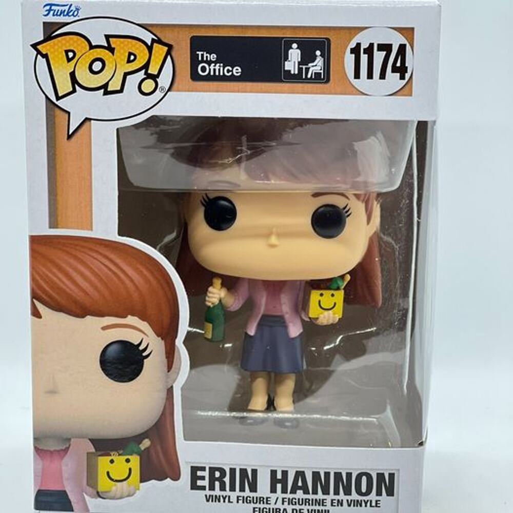 Erin with Happy Box & Champagne The Office Pop! Vinyl Figure